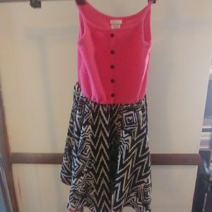 Pink and black youngland dress size 6